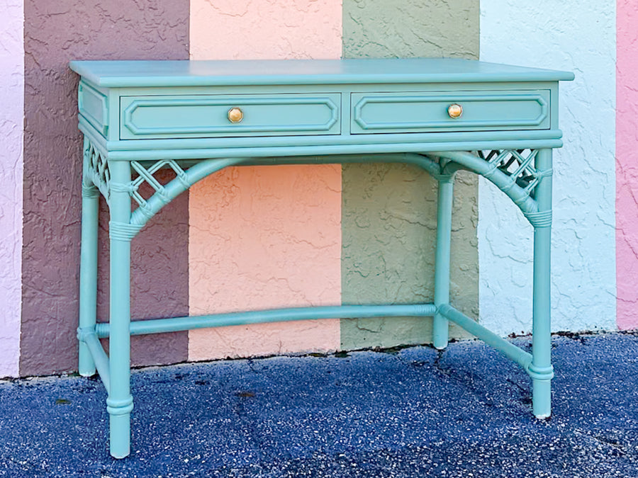 Ficks Reed Rattan Desk