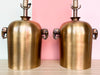 Pair of Metal Elephant Lamps