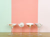 Set of Four Shell Chic Coupes