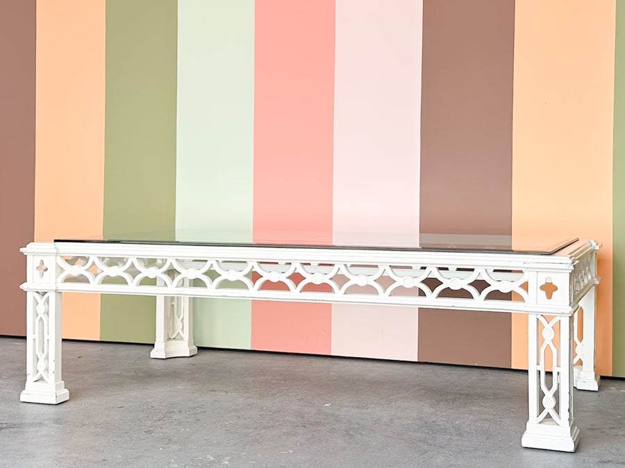 Large Regency Fretwork Coffee Table