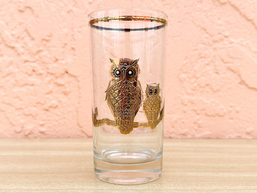 Set of Five Culver Owl Glassware