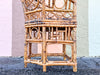 Fab Tortoiseshell Rattan Barrel Chair