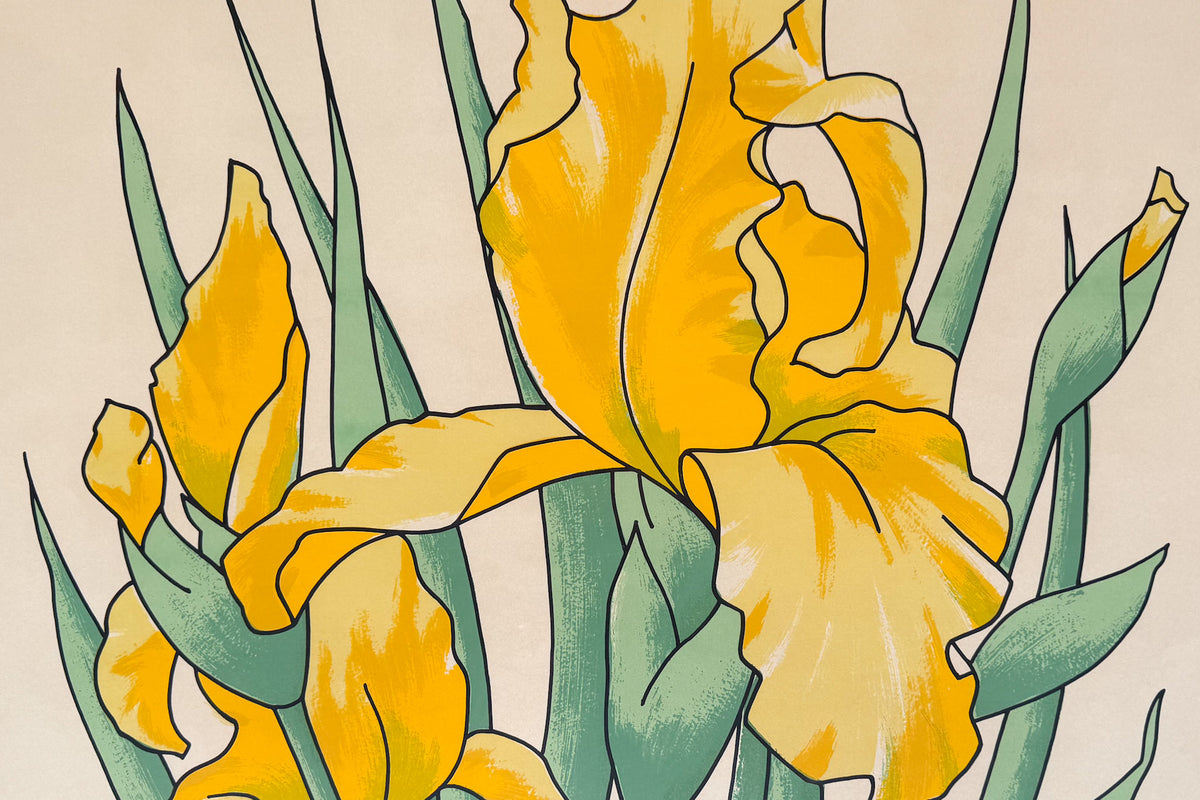 Bright Iris Signed Original Art