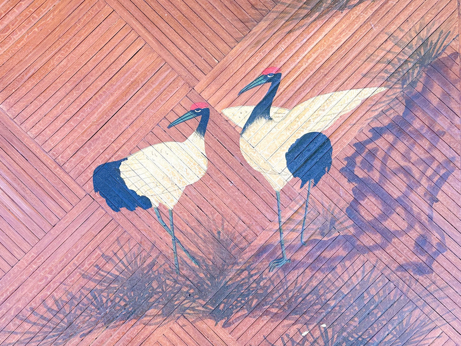 Hand Painted Bamboo Game Table