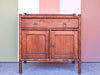 Handsome Faux Bamboo Oversized Nightstand