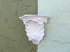 Pair of Petite Plaster Shell Wall Shelves