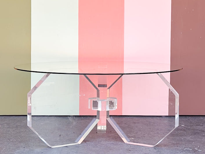 MCM Lucite Coffee Table