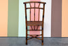 Handsome Tortoiseshell Rattan Desk Chair