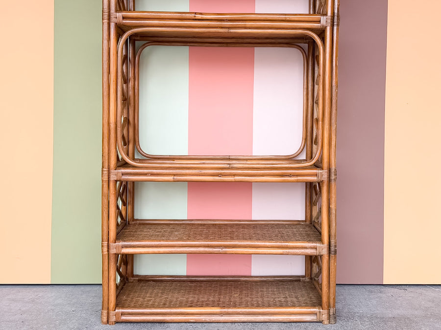 Chippendale Rattan Etagere