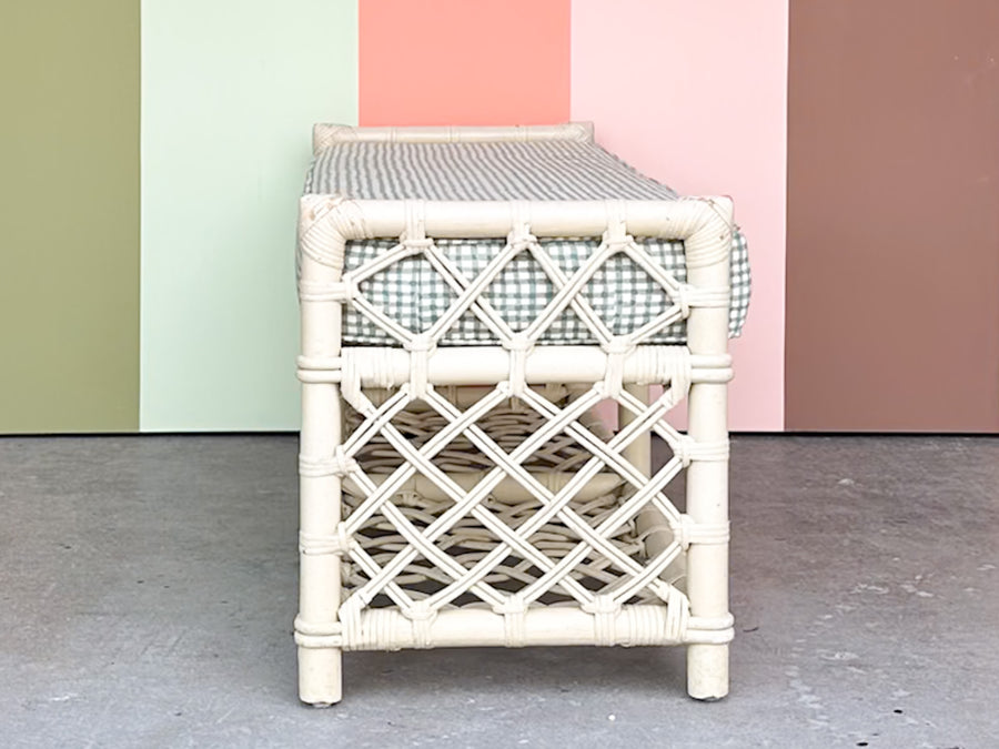 Ficks Reed Rattan Bench