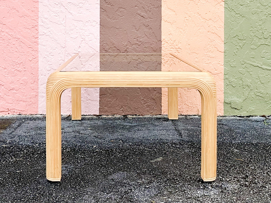Pencil Reed Rattan Coffee Table
