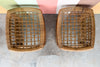 Pair of Rattan Wrapped Side Tables