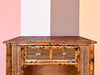 Tortoiseshell Rattan Nightstand