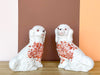 Italian Floral Staffordshire Dogs