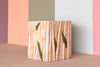 Faux Bamboo Leaf Cachepot