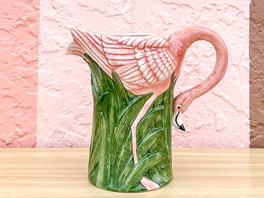 Fitz and Floyd Flamingo Pitcher