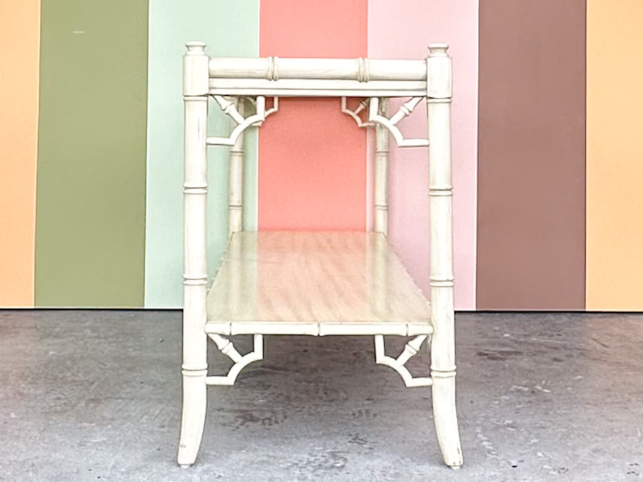 Thomasville Faux Bamboo Console