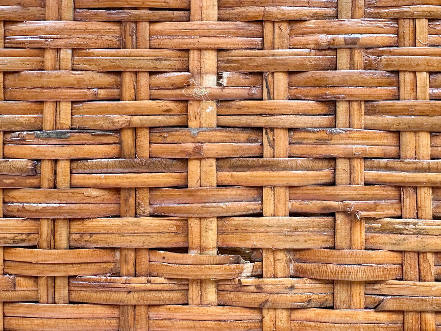 Woven Rattan Folding Game Table