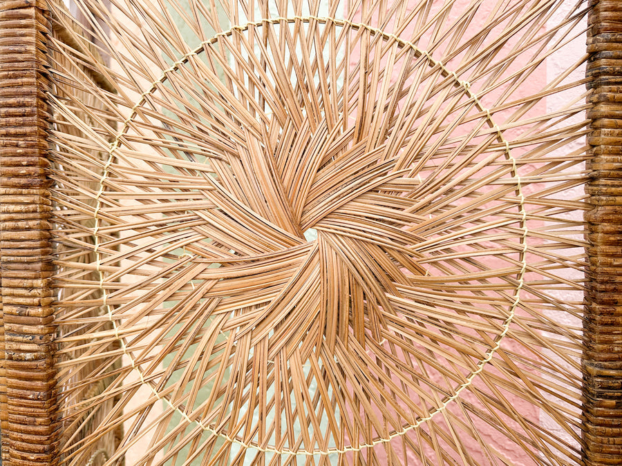 Rattan Medallion Screen