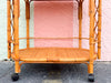 Oval Rattan Bar Cart