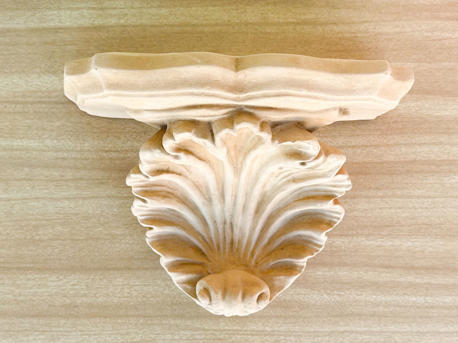 Pair of Plaster Wall Shelves