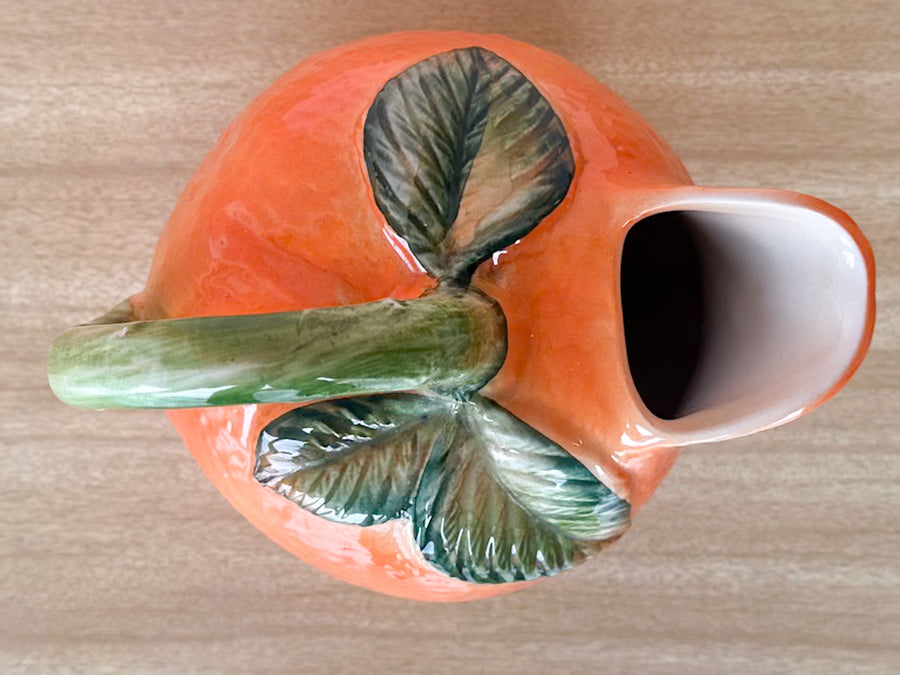 Italian Orange Pitcher