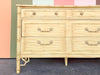 Thomasville Faux Bamboo Double Dresser