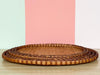Set of Five Woven Rattan Trays