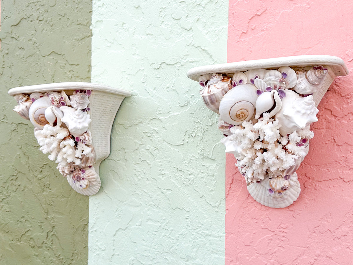 Shell Chic Wall Shelves
