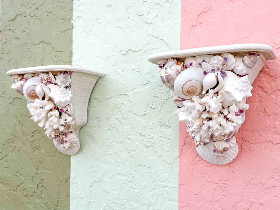 Shell Chic Wall Shelves