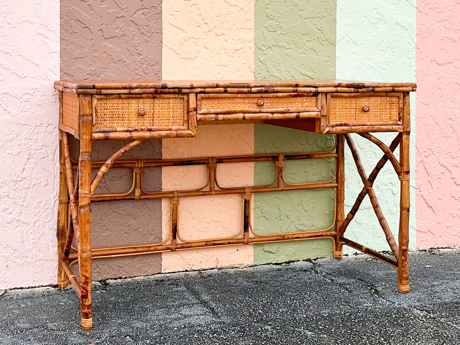 Island Chic Bamboo Desk and Chair