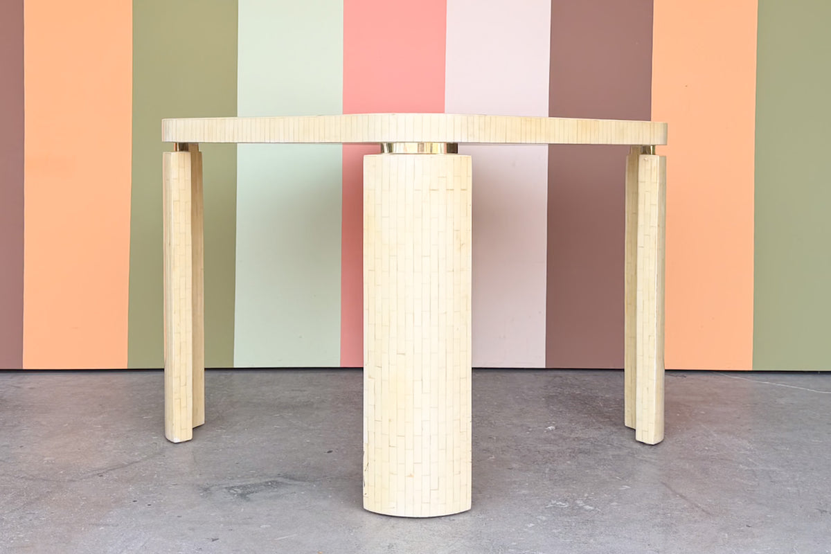 Bone Inlay Game Table