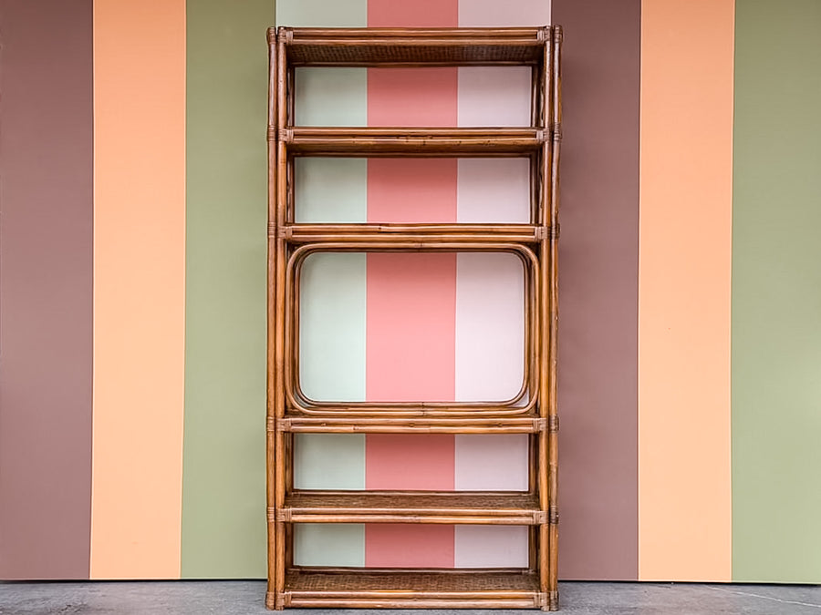 Chippendale Rattan Etagere