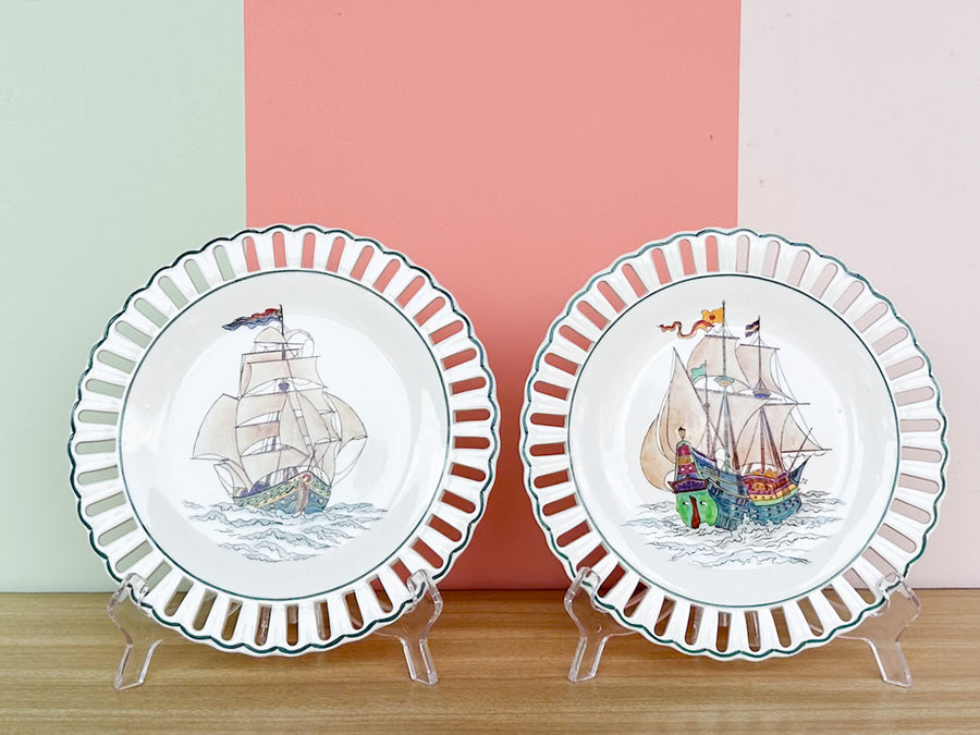 Set of Ten Nautical Wedgewood Plates