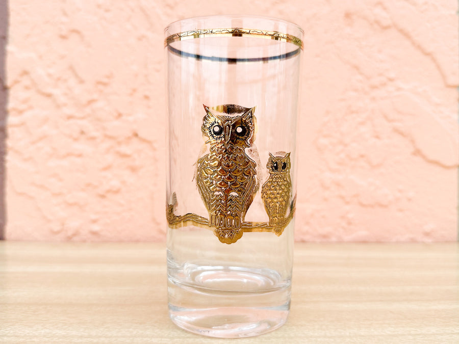Set of Five Culver Owl Glassware