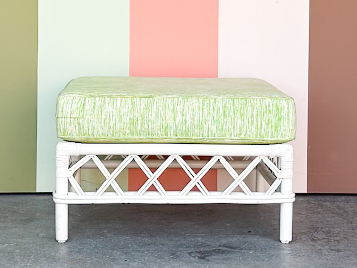 Ficks Reed Rattan Ottoman