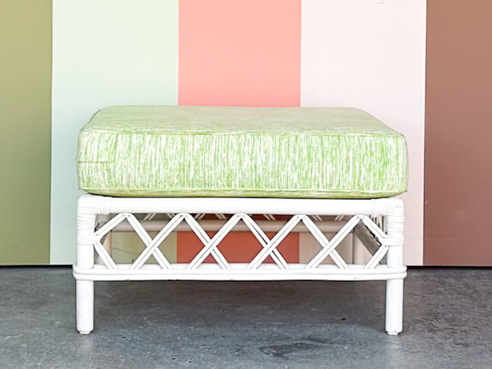 Ficks Reed Rattan Ottoman