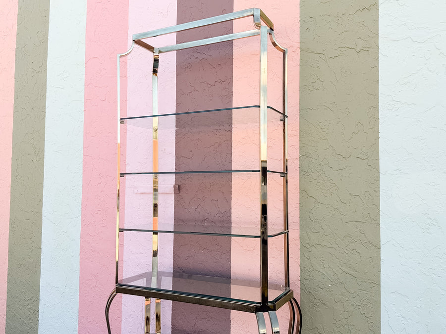 Brass Pagoda Etagere