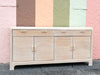 Coastal Pencil Reed Rattan Credenza