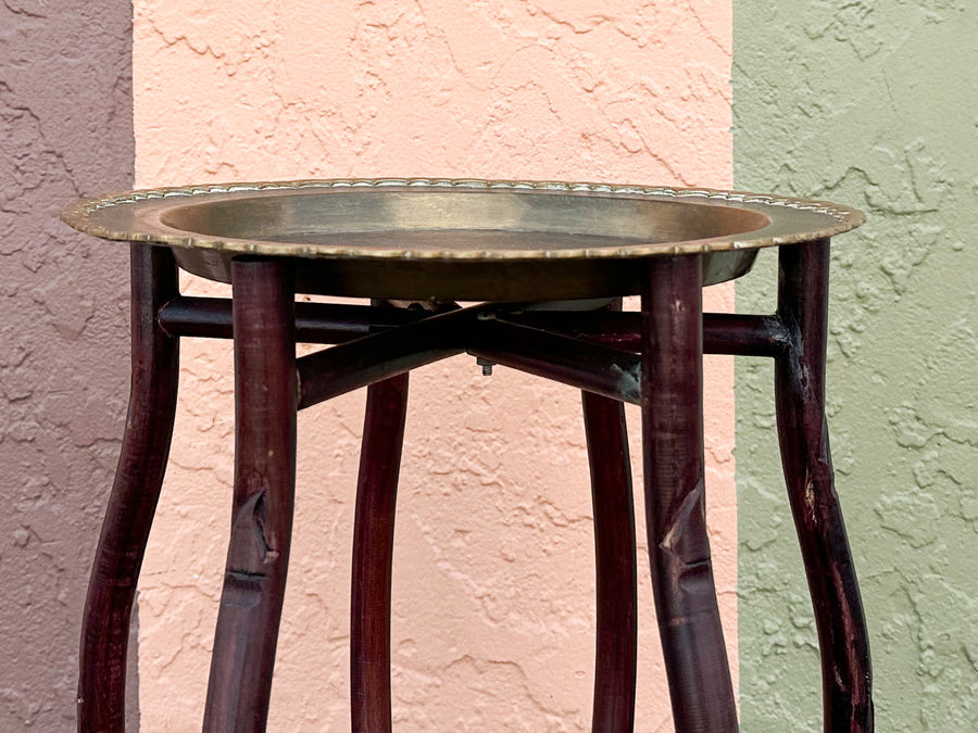 Two Tier Moroccan Style Side Table