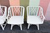 Set of Four Ficks Reed Rattan Swivel Chairs