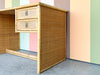 Italian Rattan and Seagrass Desk