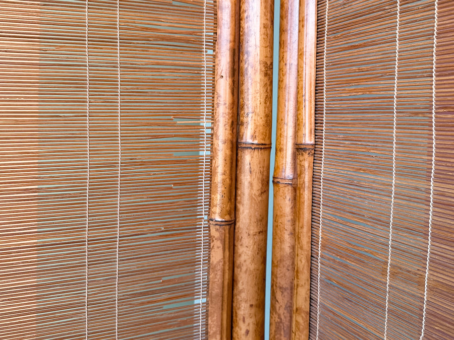 Four Panel Brighton Style Bamboo Screen