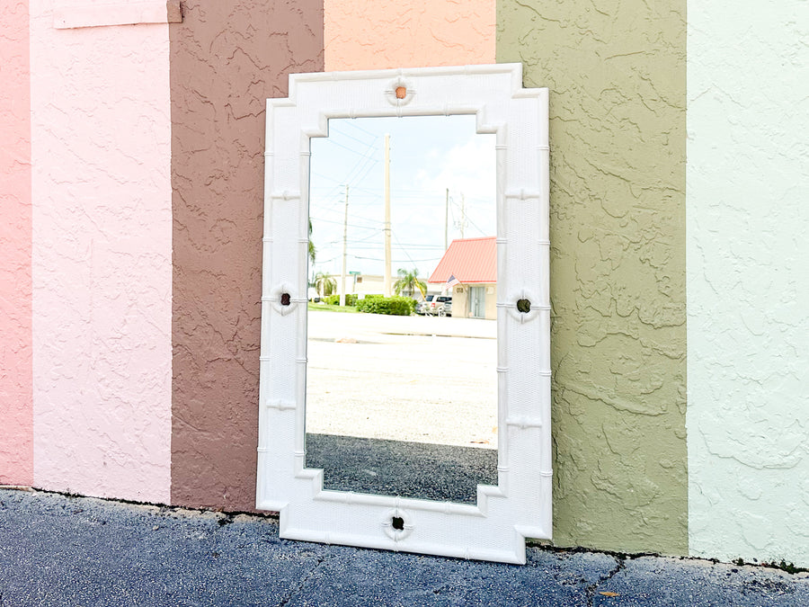 Palm Beach Faux Bamboo Mirror