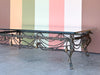 Wrought Iron Seahorse and Tassel Coffee Table