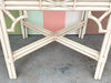 Fretwork Rattan Game Table