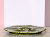 Grass Green French Oyster Plate