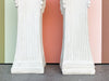 Pair of Swag and Tassel Plaster Pedestals