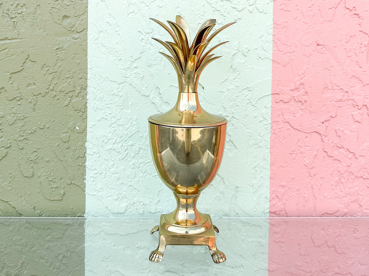 Brass Pineapple Ice Bucket