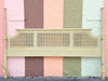 Faux Bamboo and Cane King Headboard